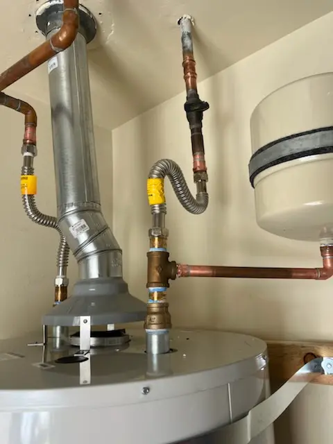 Water heater installation and plumbing repair in Hidden Lakes